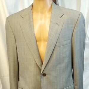 Oxford Clothes Syd Jerome Chicago - Color: Steel Gray w/ Blue Plaid - 42R